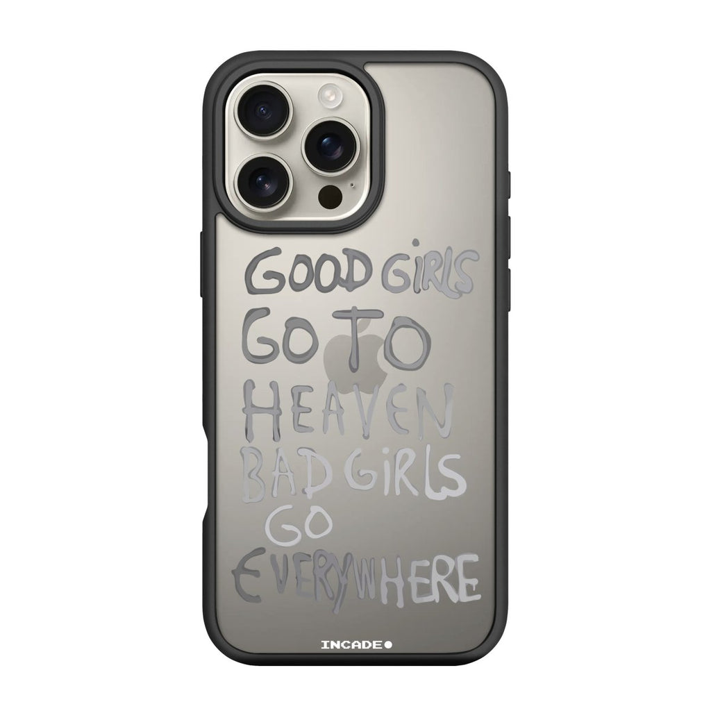 Чохол для iPhone 16 Pro bad girl silver - INCADE
