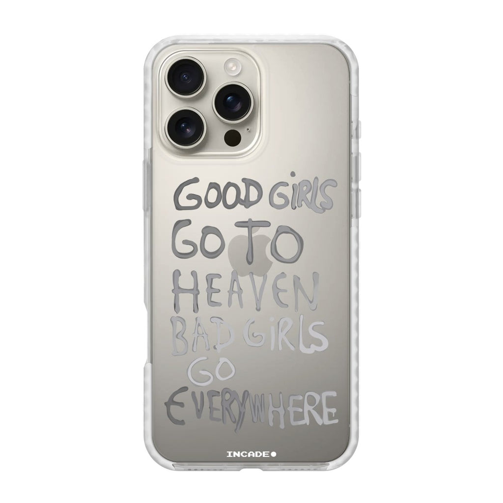 Чохол для iPhone 16 Pro bad girl silver - INCADE