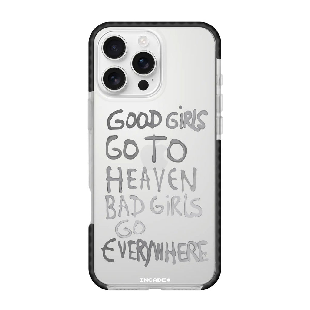Чохол для iPhone 16 Pro bad girl silver - INCADE