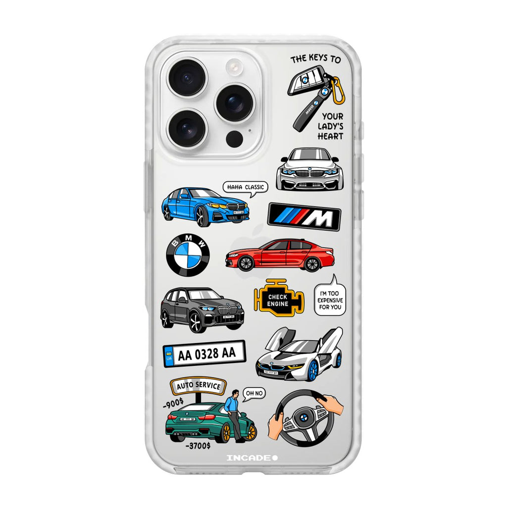 Чохол для iPhone 16 Pro BMW - INCADE