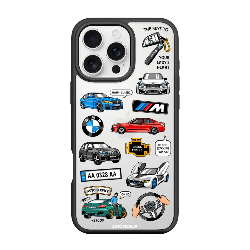 Чохол для iPhone 16 Pro BMW - INCADE