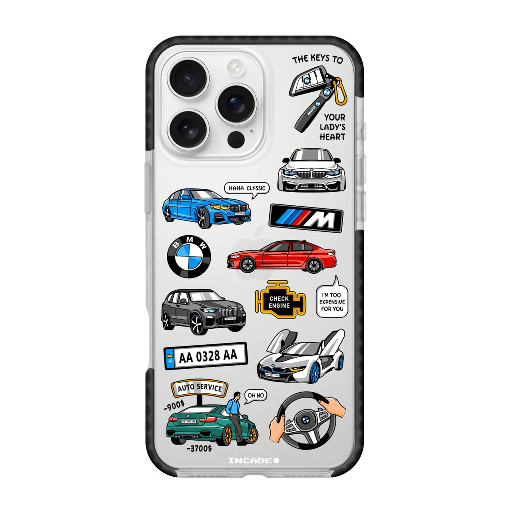 Чохол для iPhone 16 Pro BMW - INCADE
