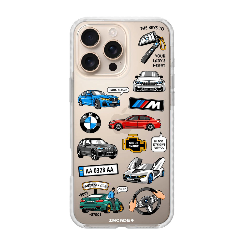 Чохол для iPhone 16 Pro BMW - INCADE