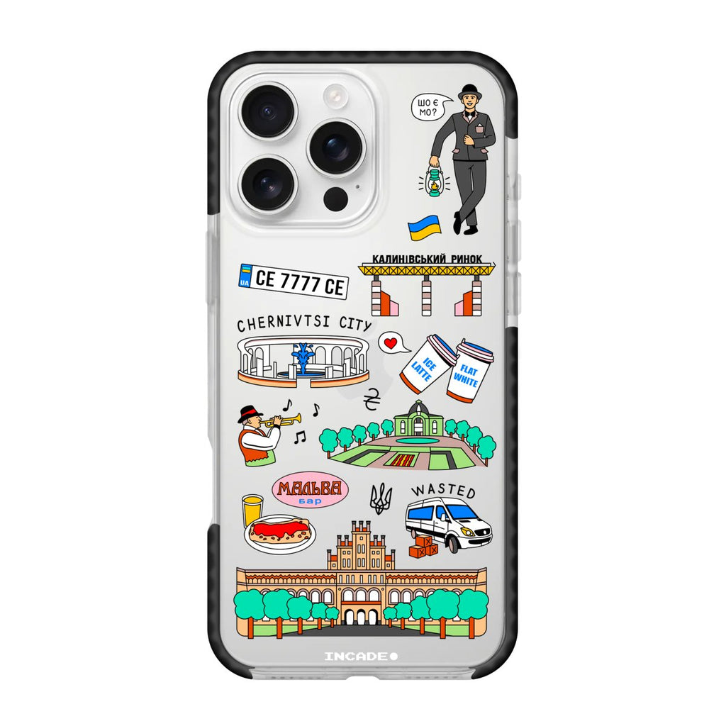 Чохол для iPhone 16 Pro CHERNIVTSI - INCADE