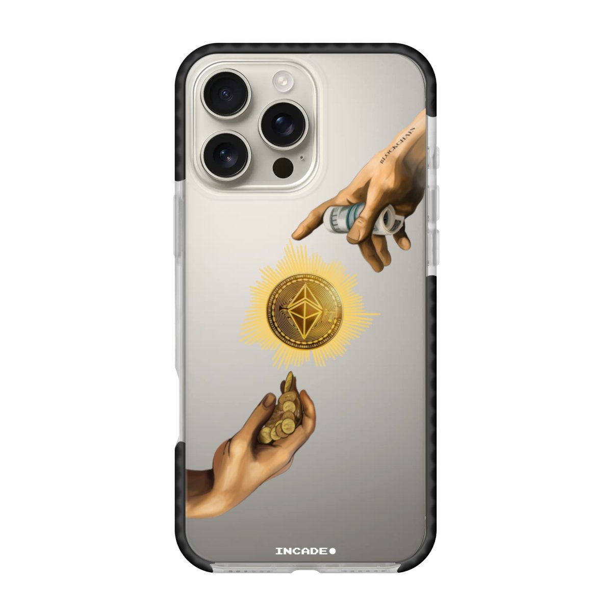 Чохол для iPhone 16 Pro crypto god eth - INCADE