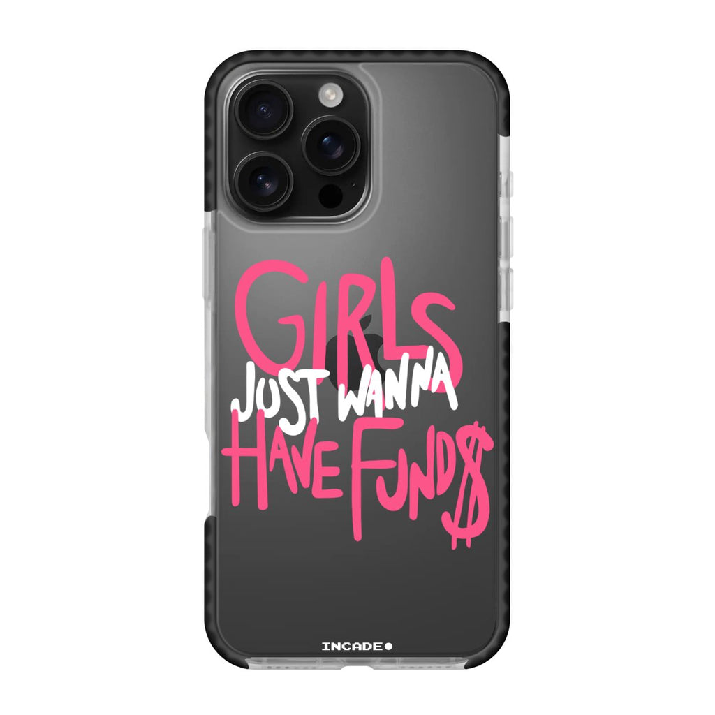 Чохол для iPhone 16 Pro funds pink - INCADE