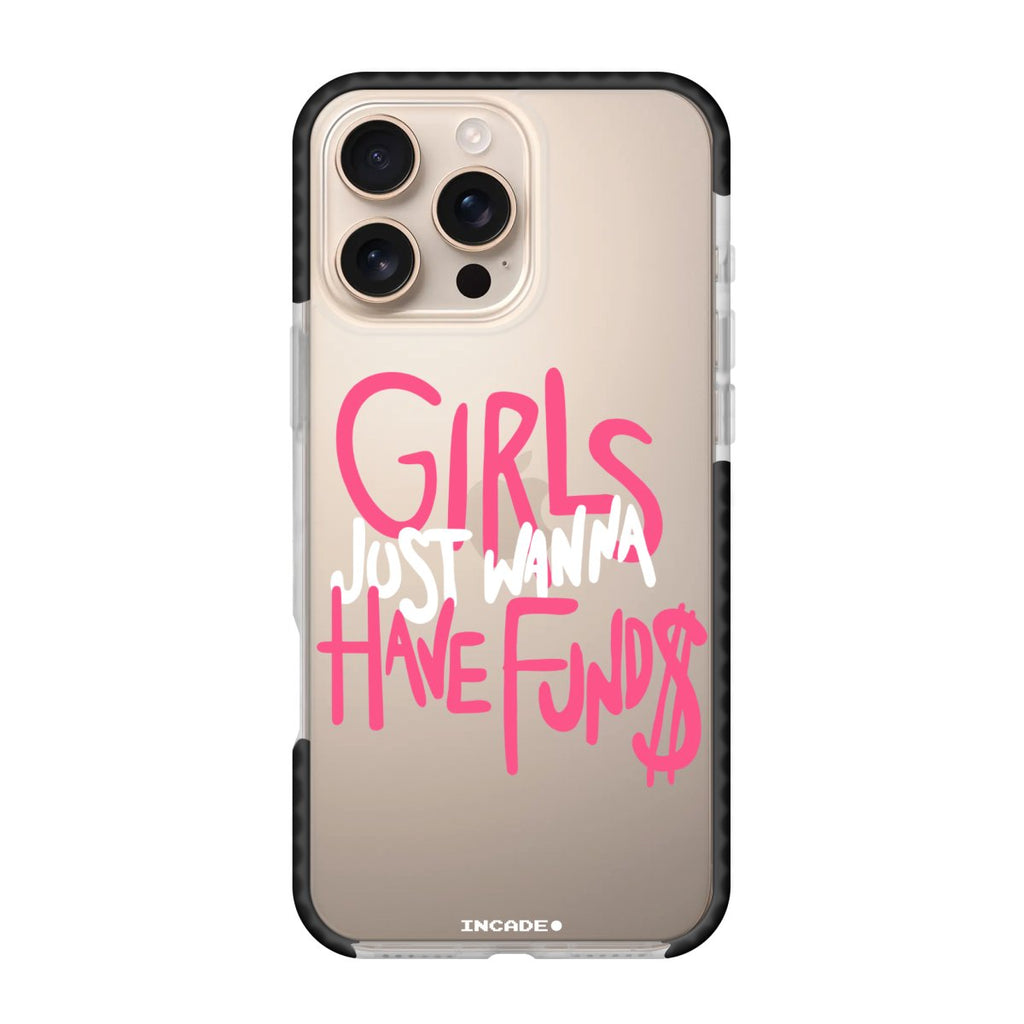 Чохол для iPhone 16 Pro funds pink - INCADE