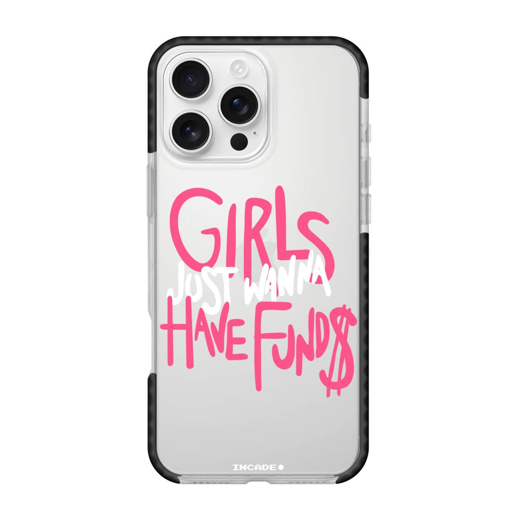 Чохол для iPhone 16 Pro funds pink - INCADE