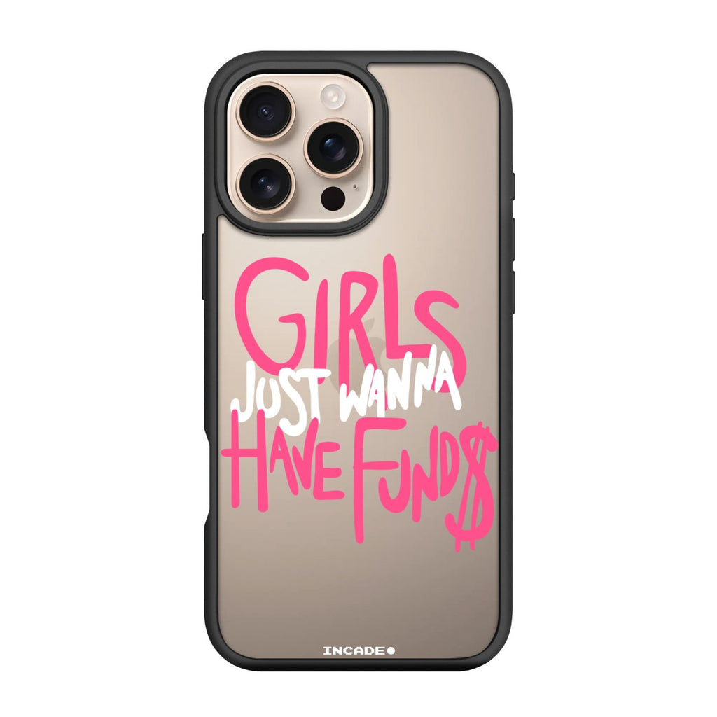 Чохол для iPhone 16 Pro funds pink - INCADE