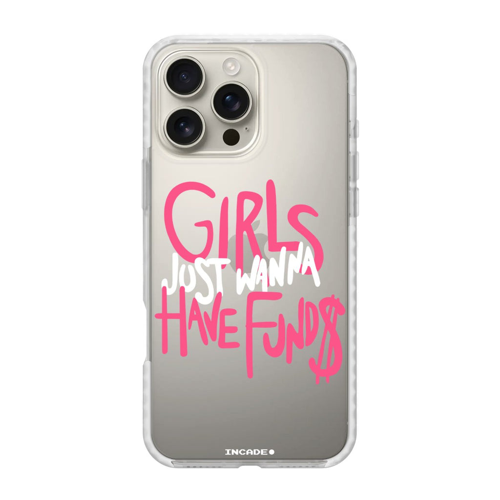 Чохол для iPhone 16 Pro funds pink - INCADE