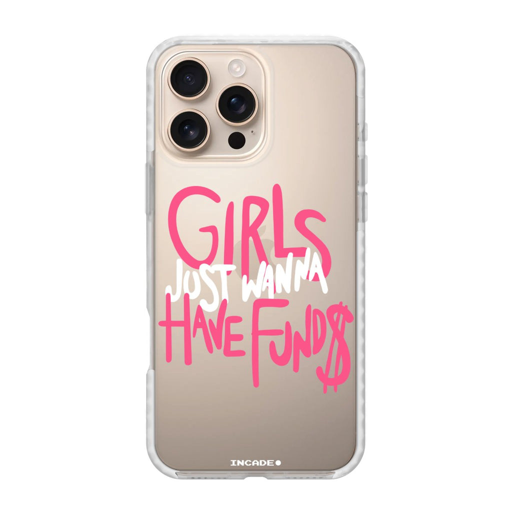 Чохол для iPhone 16 Pro funds pink - INCADE