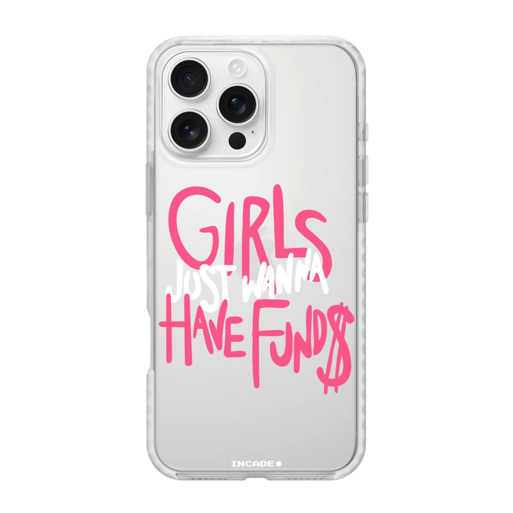 Чохол для iPhone 16 Pro funds pink - INCADE
