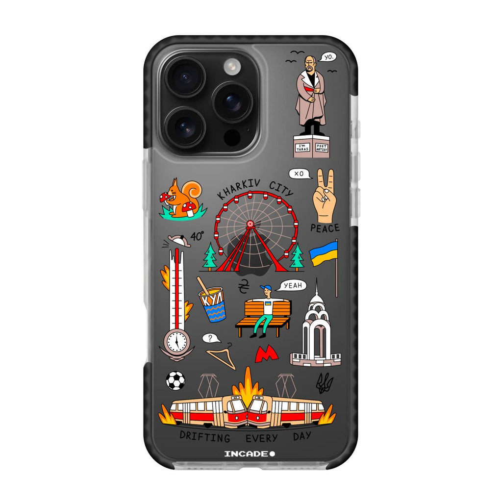 Чохол для iPhone 16 Pro KHARKIV - INCADE