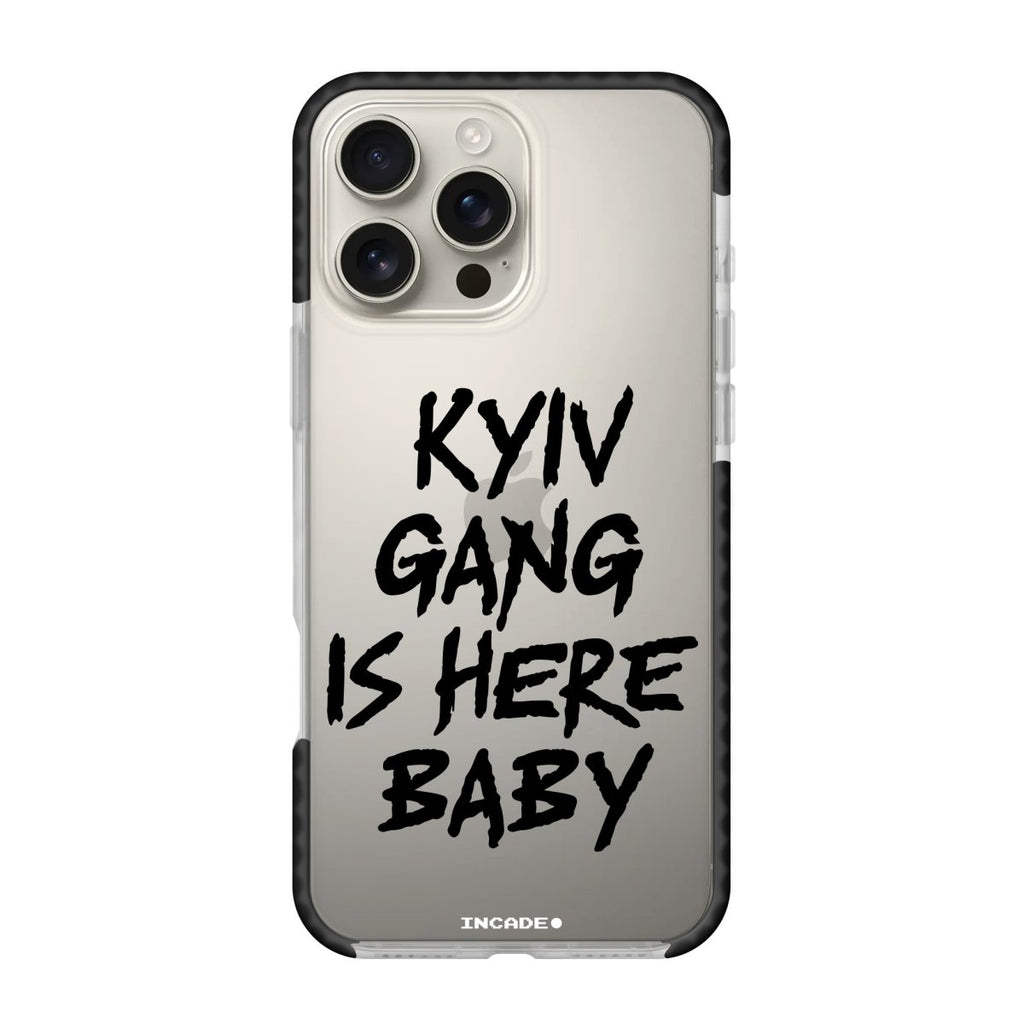 Чохол для iPhone 16 Pro kyiv black - INCADE