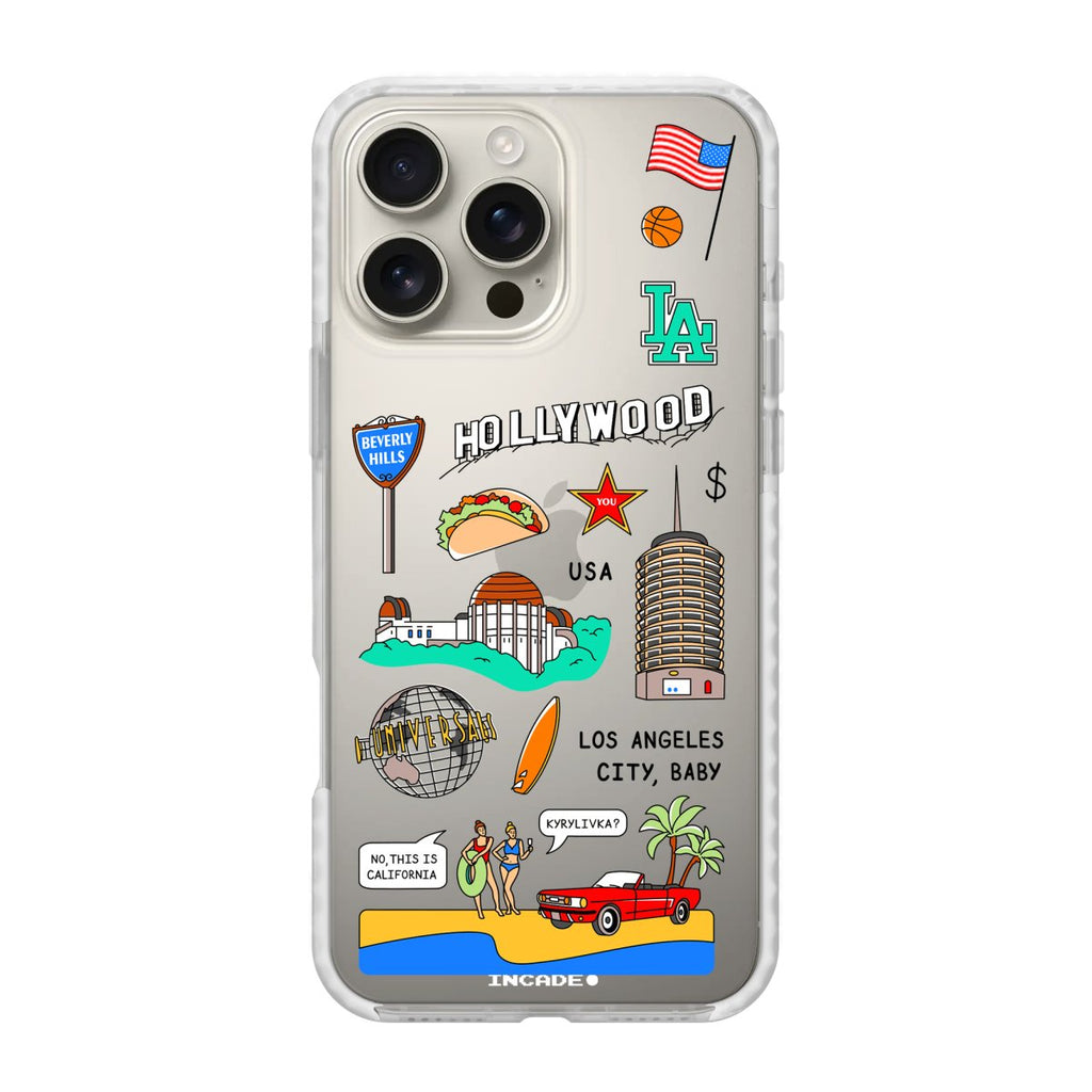 Чохол для iPhone 16 Pro LOS ANGELES - INCADE
