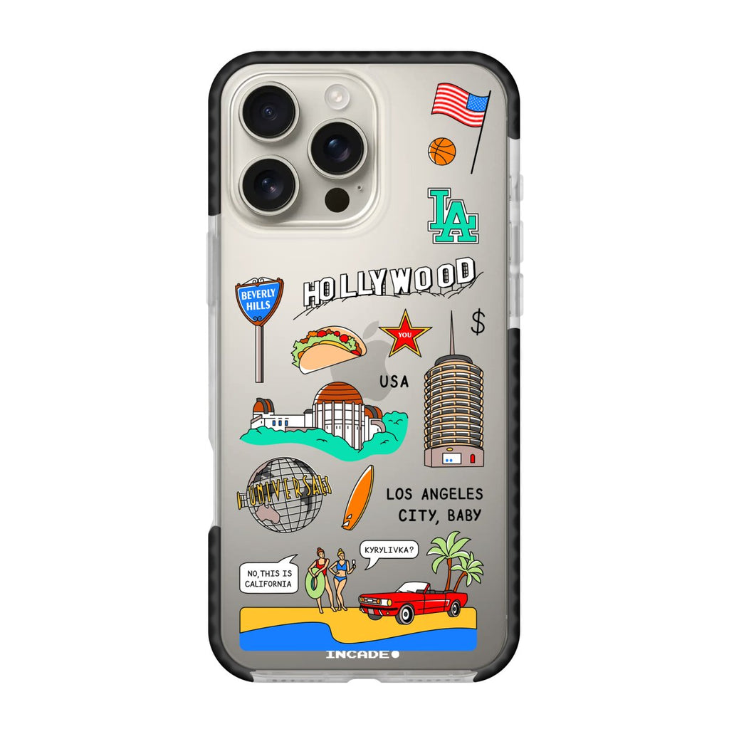 Чохол для iPhone 16 Pro LOS ANGELES - INCADE