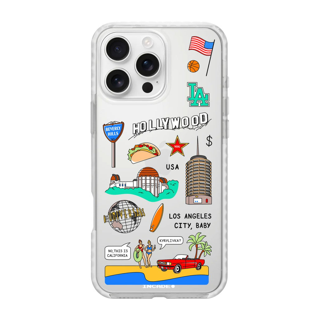 Чохол для iPhone 16 Pro LOS ANGELES - INCADE