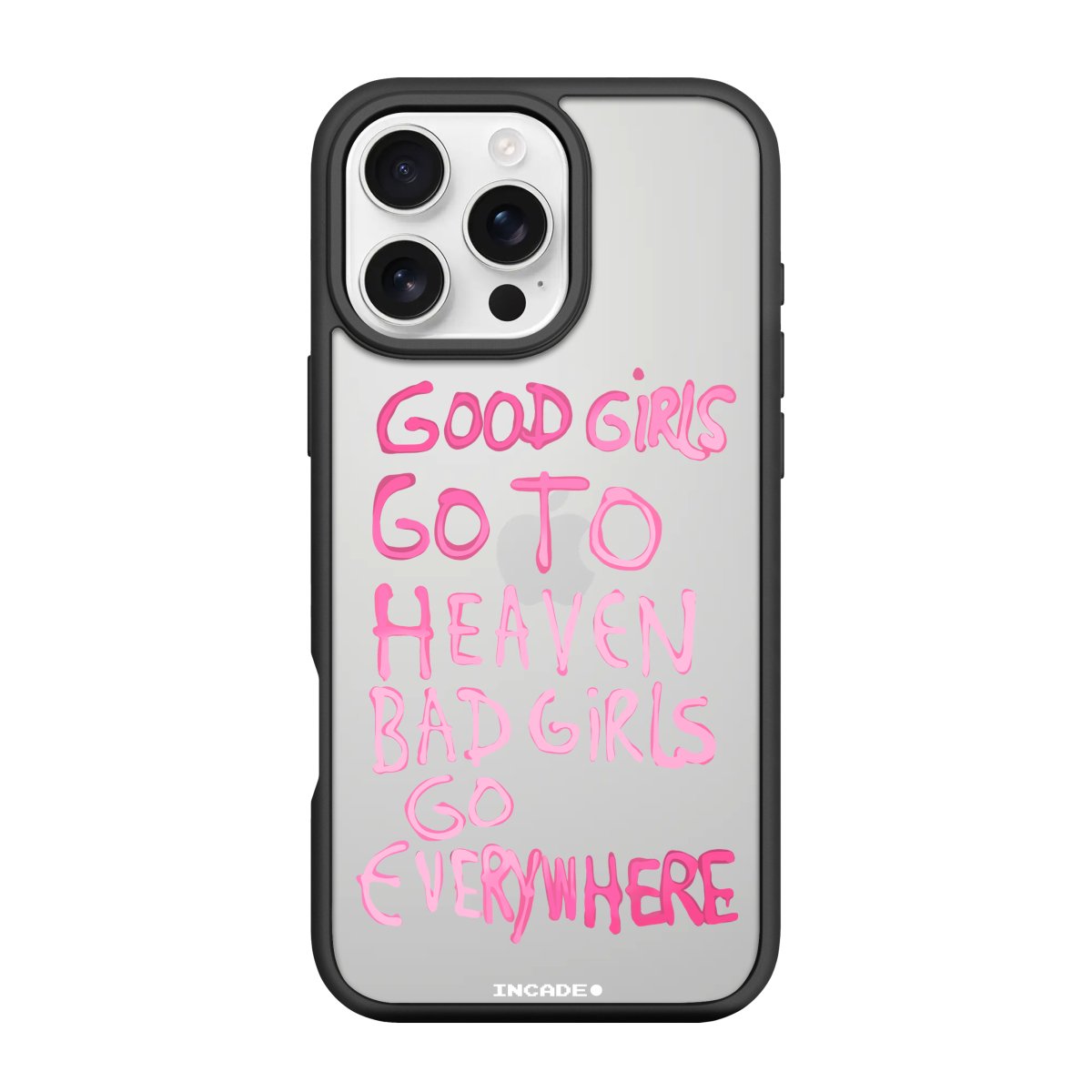 Чохол для iPhone 16 Pro Max bad girl pink - INCADE