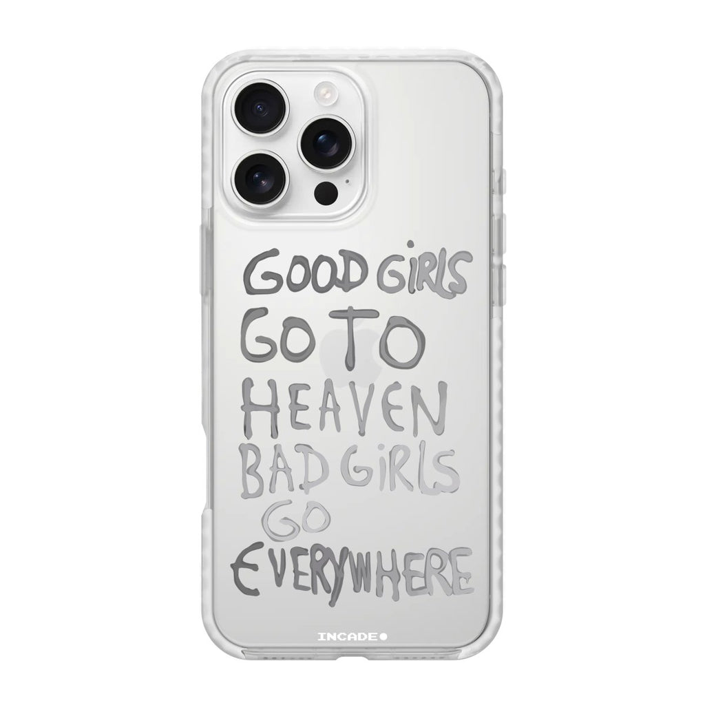 Чохол для iPhone 16 Pro Max bad girl silver - INCADE