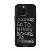 Чохол для iPhone 16 Pro Max з принтом bad girl silver