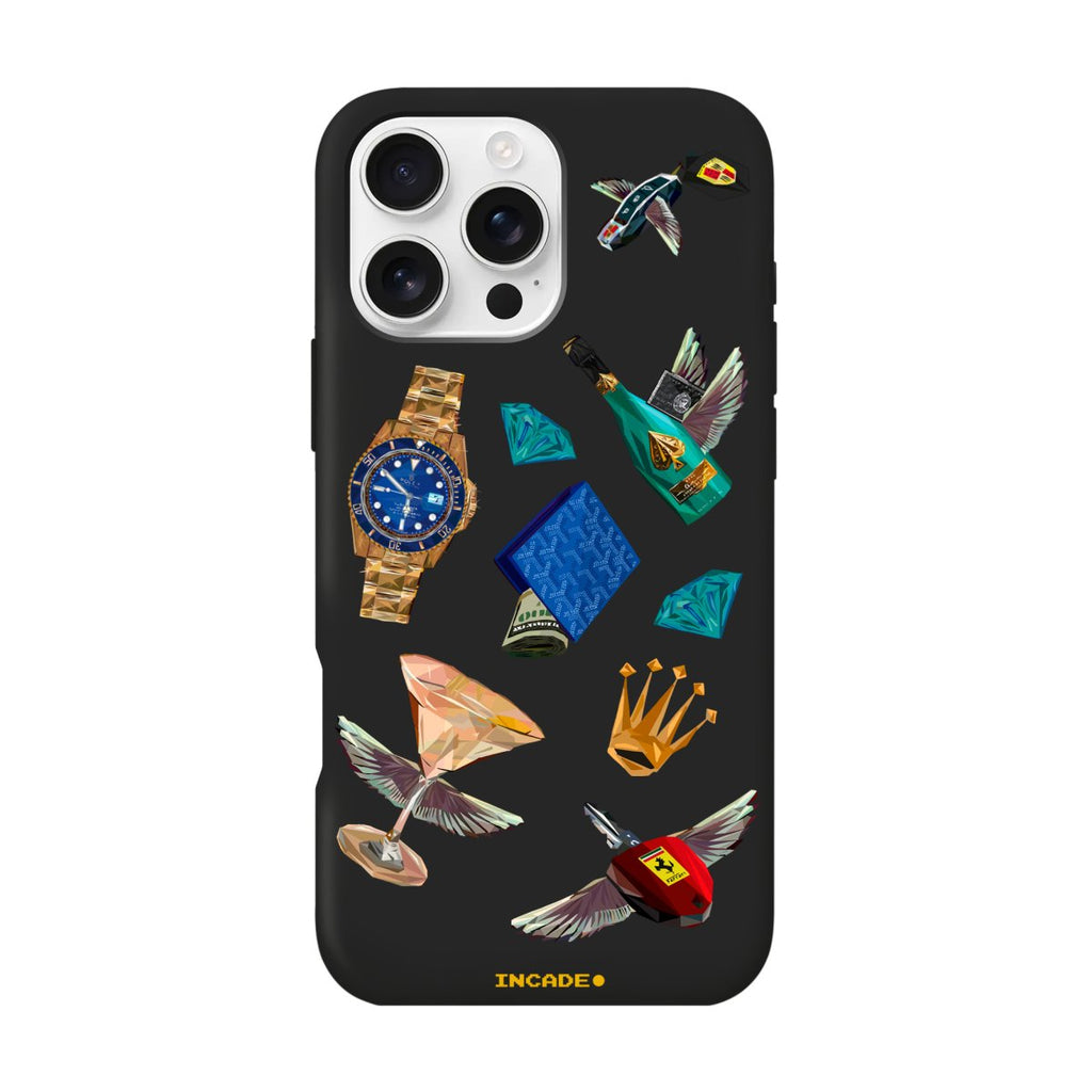 Чохол для iPhone 16 Pro Max Ferrari porsche rolex - INCADE