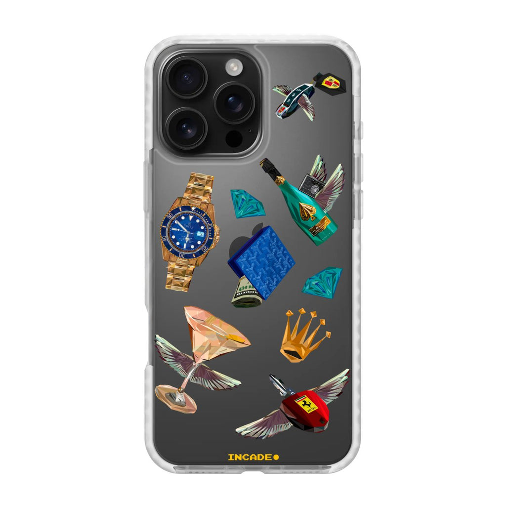 Чохол для iPhone 16 Pro Max Ferrari porsche rolex - INCADE