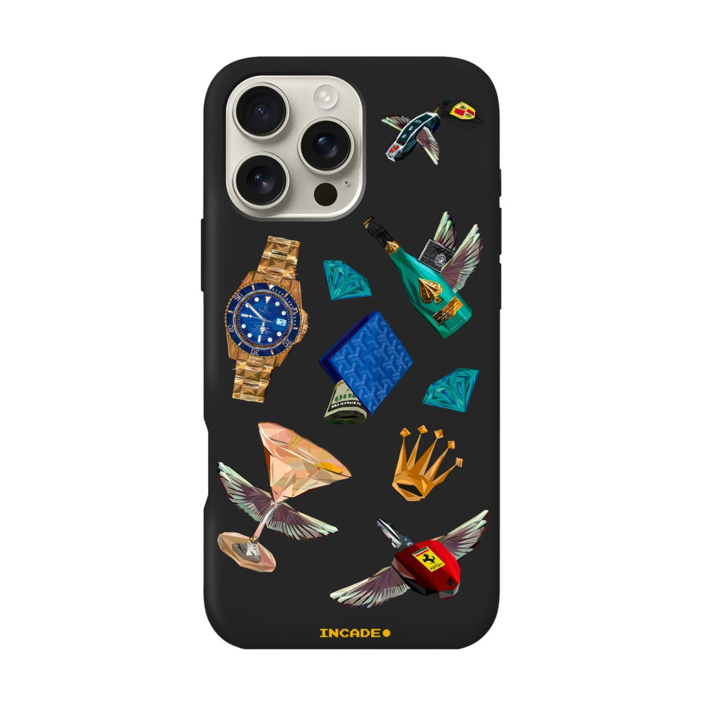 Чохол для iPhone 16 Pro Max Ferrari porsche rolex - INCADE