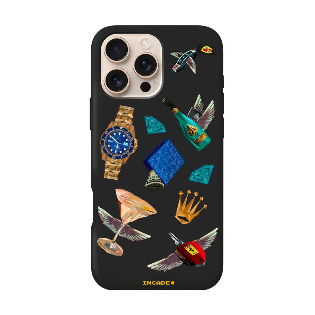 Чохол для iPhone 16 Pro Max Ferrari porsche rolex - INCADE