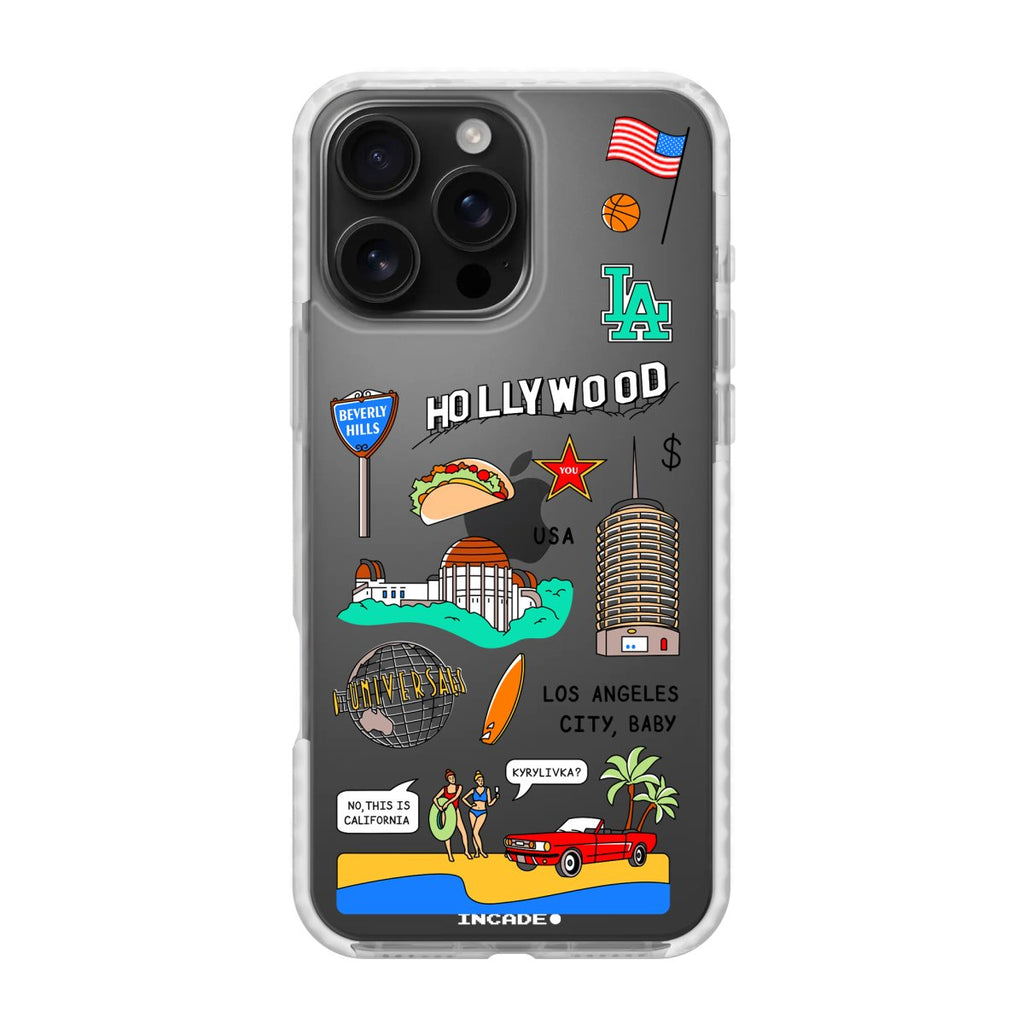 Чохол для iPhone 16 Pro Max LOS ANGELES - INCADE