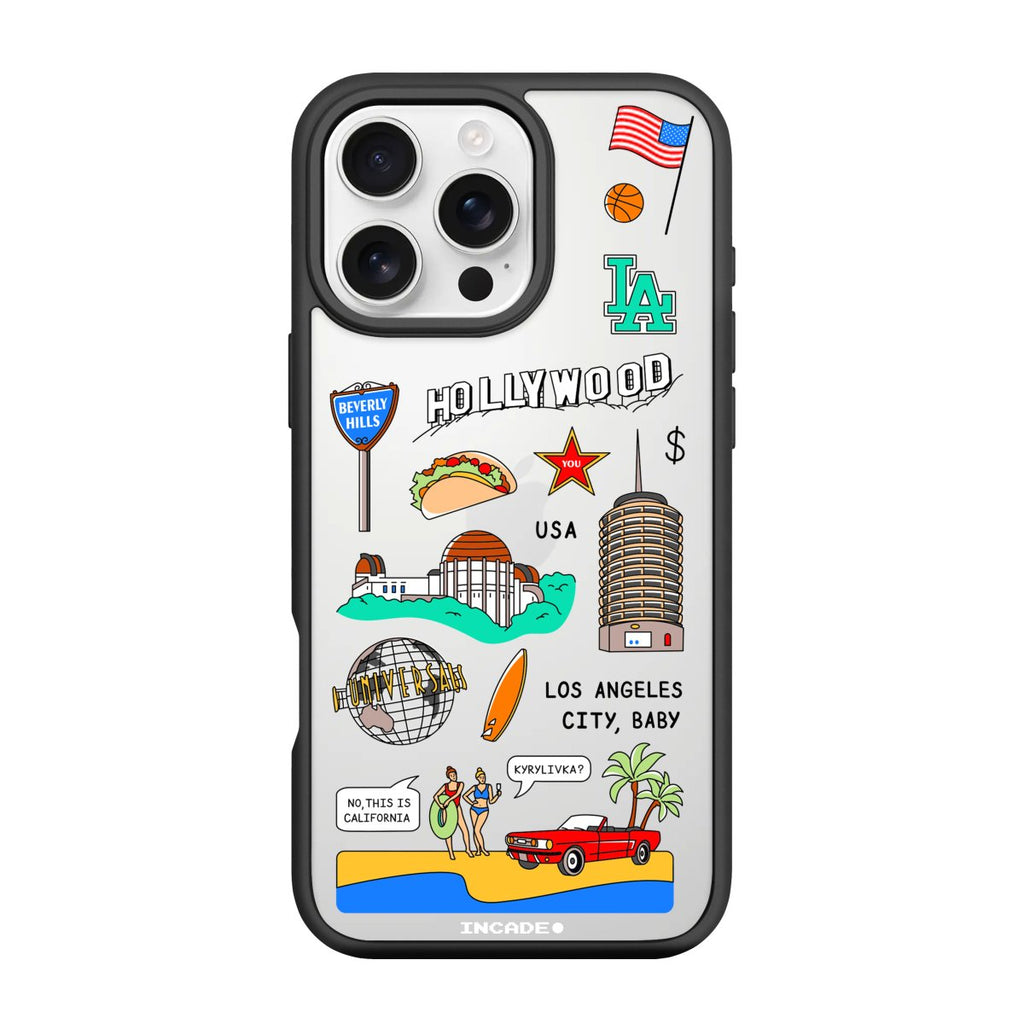 Чохол для iPhone 16 Pro Max LOS ANGELES - INCADE