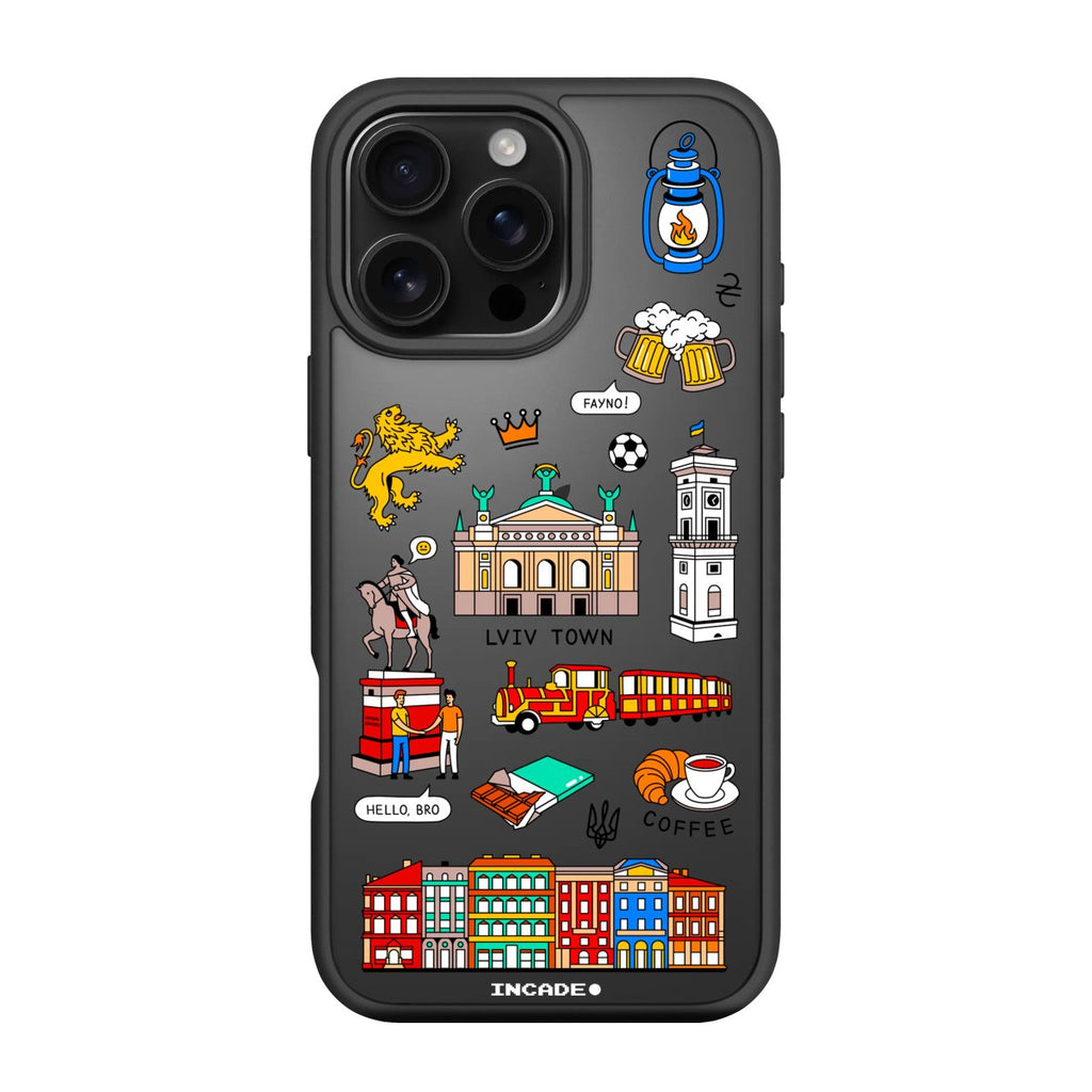Чохол для iPhone 16 Pro Max LVIV - INCADE
