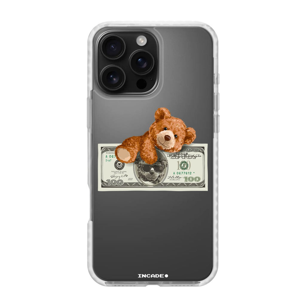 Чохол для iPhone 16 Pro Max teddy dollar - INCADE