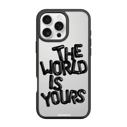 Чохол для iPhone 16 Pro Max з принтом world black