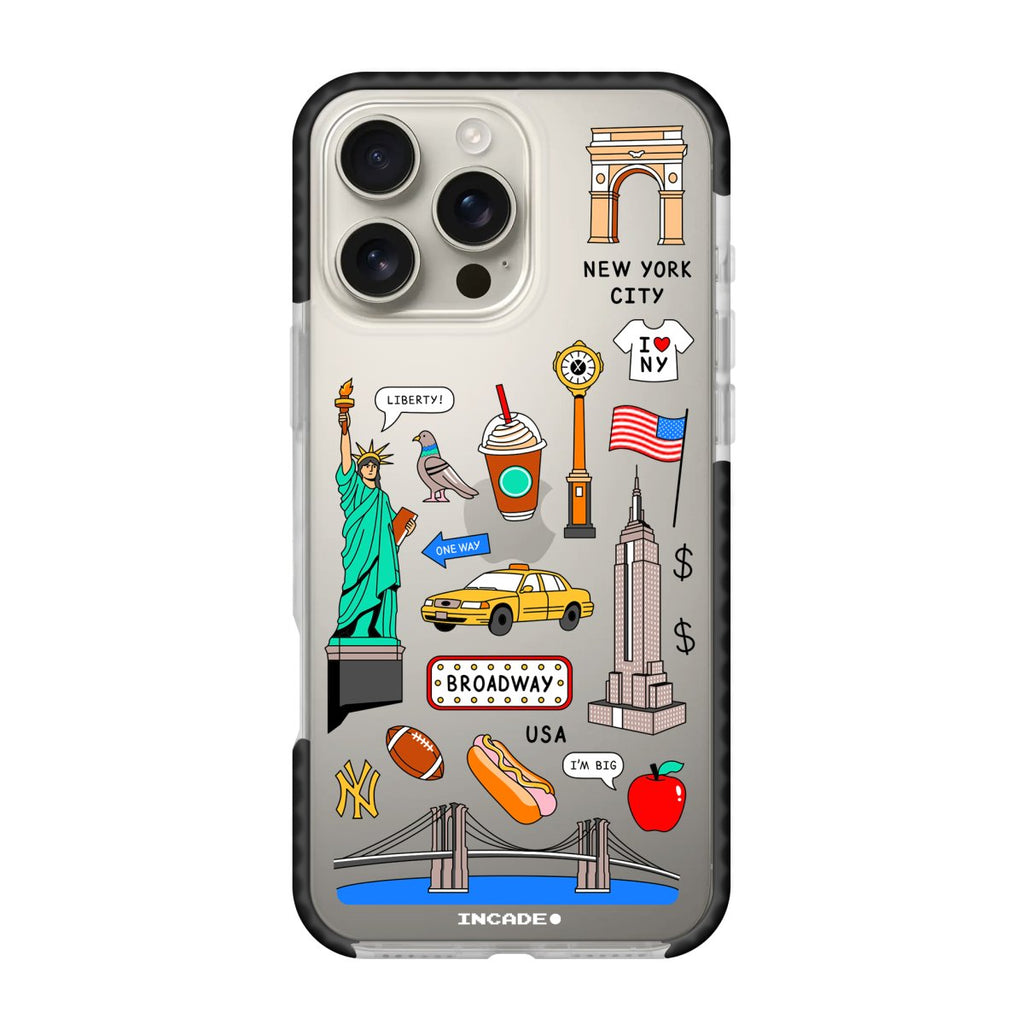 Чохол для iPhone 16 Pro NEW YORK - INCADE