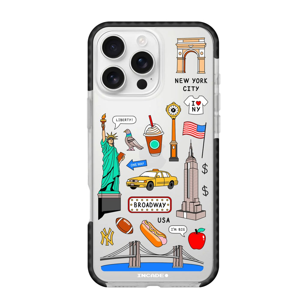 Чохол для iPhone 16 Pro NEW YORK - INCADE