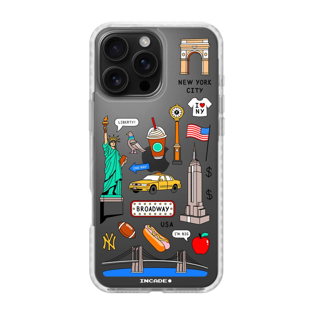 Чохол для iPhone 16 Pro NEW YORK - INCADE