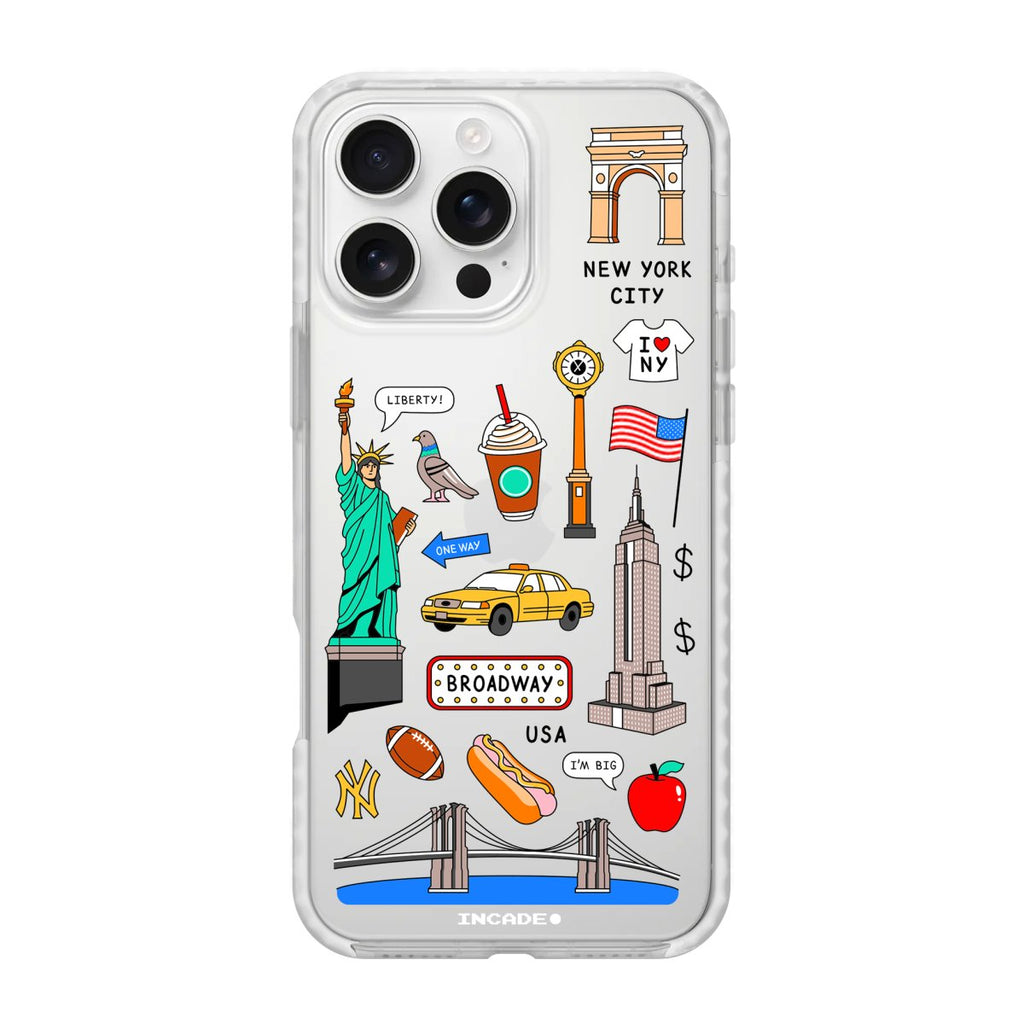 Чохол для iPhone 16 Pro NEW YORK - INCADE