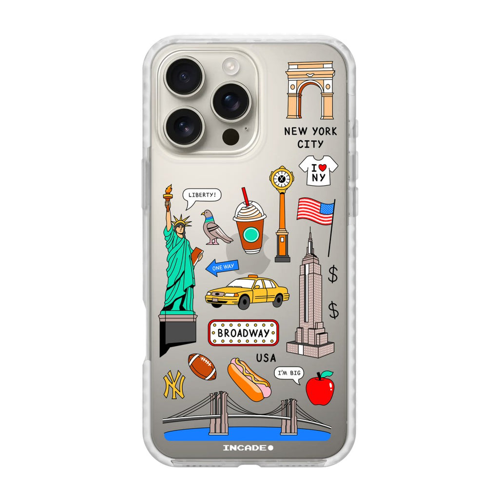 Чохол для iPhone 16 Pro NEW YORK - INCADE