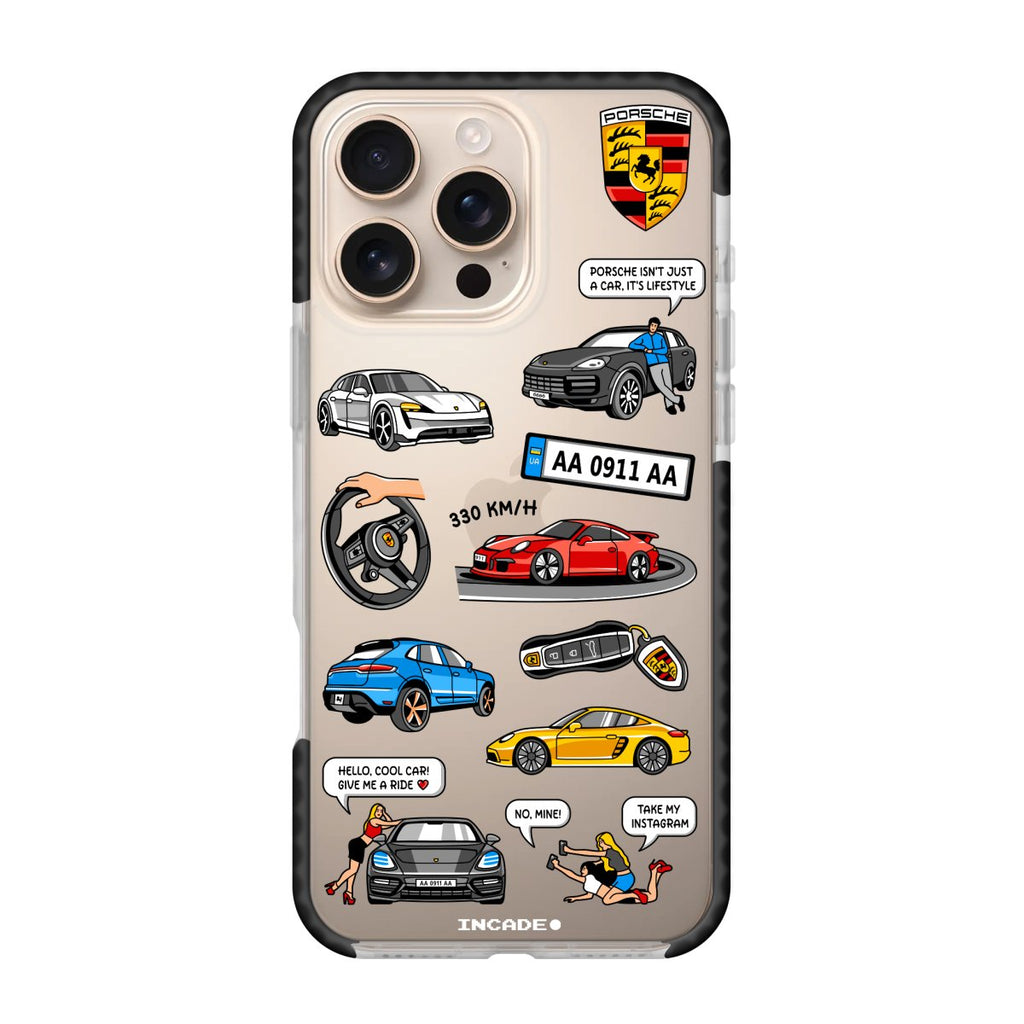Чохол для iPhone 16 Pro PORSCHE - INCADE