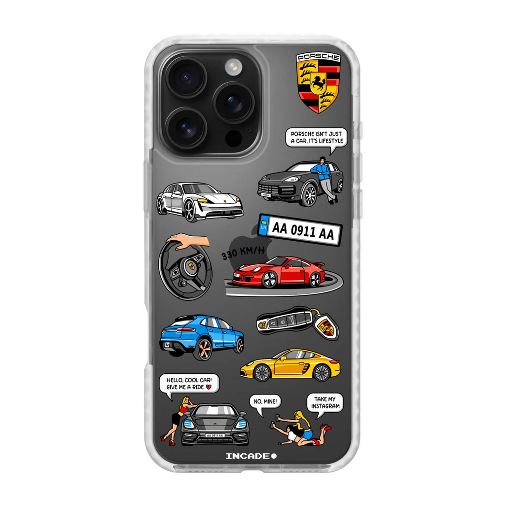 Чохол для iPhone 16 Pro PORSCHE - INCADE