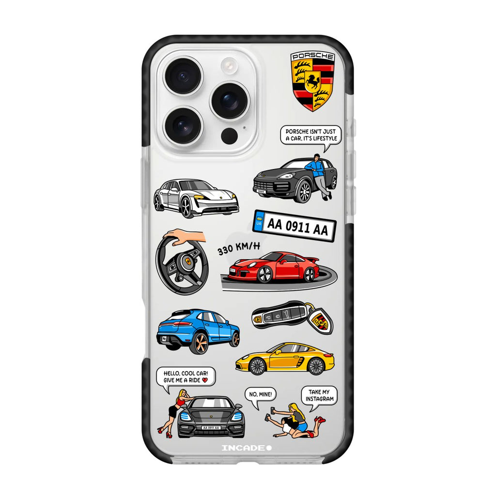 Чохол для iPhone 16 Pro PORSCHE - INCADE