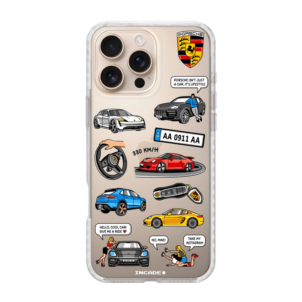 Чохол для iPhone 16 Pro PORSCHE - INCADE
