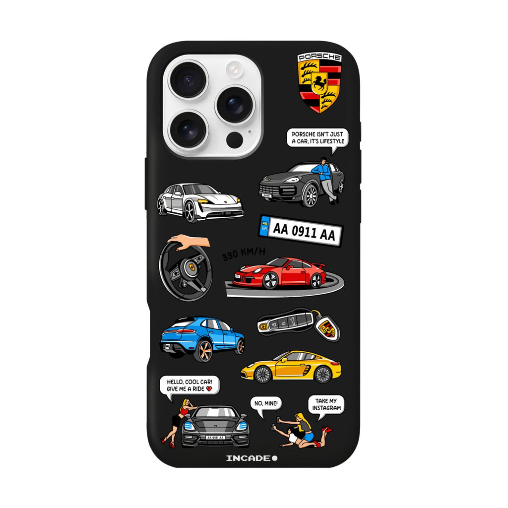 Чохол для iPhone 16 Pro PORSCHE - INCADE
