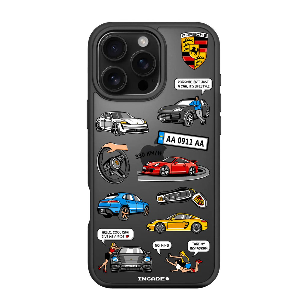 Чохол для iPhone 16 Pro PORSCHE - INCADE