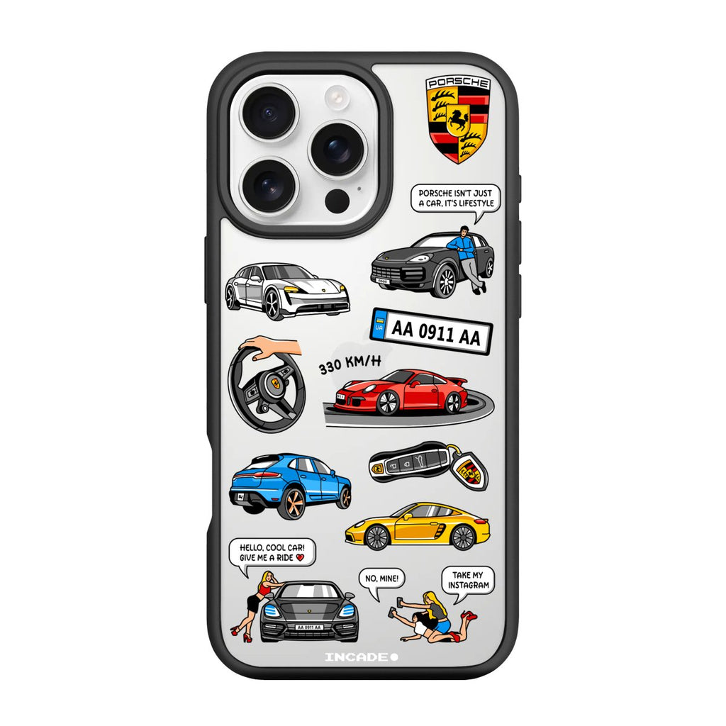 Чохол для iPhone 16 Pro PORSCHE - INCADE
