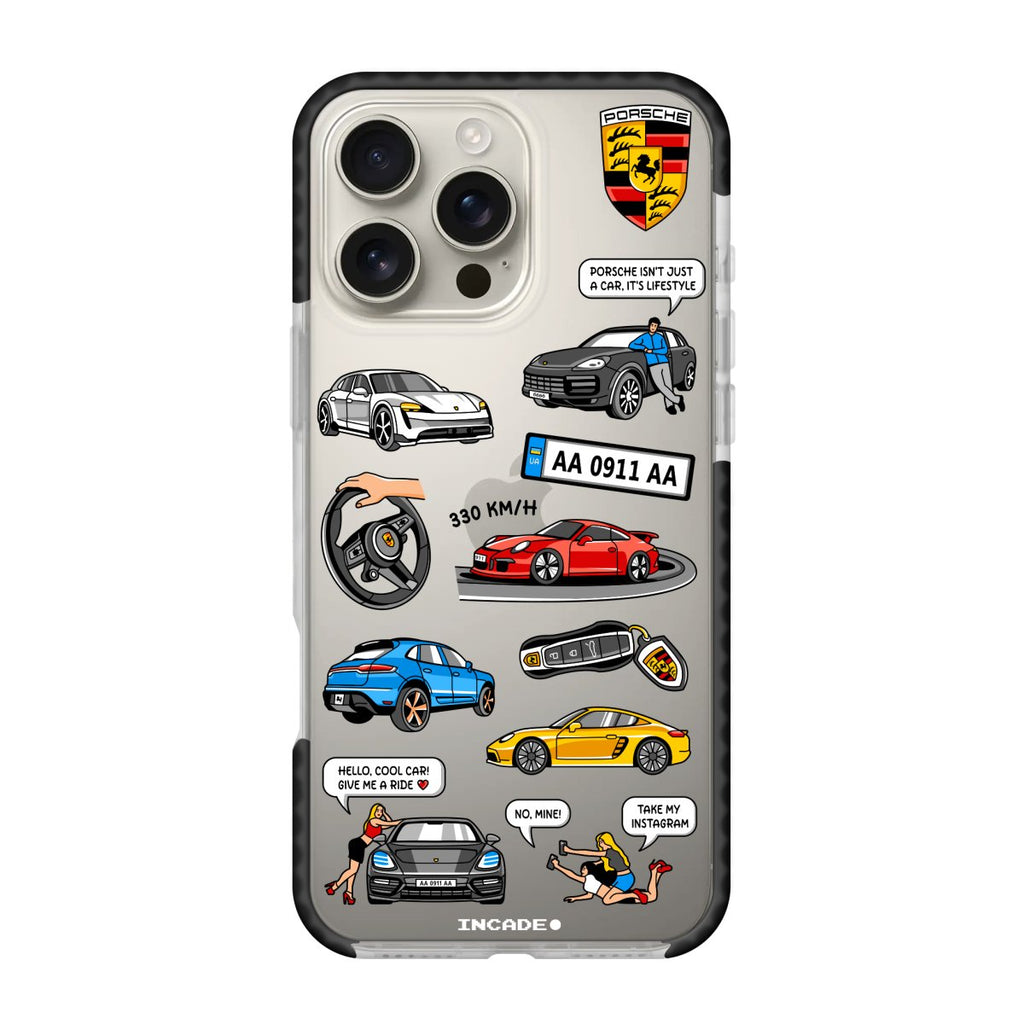 Чохол для iPhone 16 Pro PORSCHE - INCADE