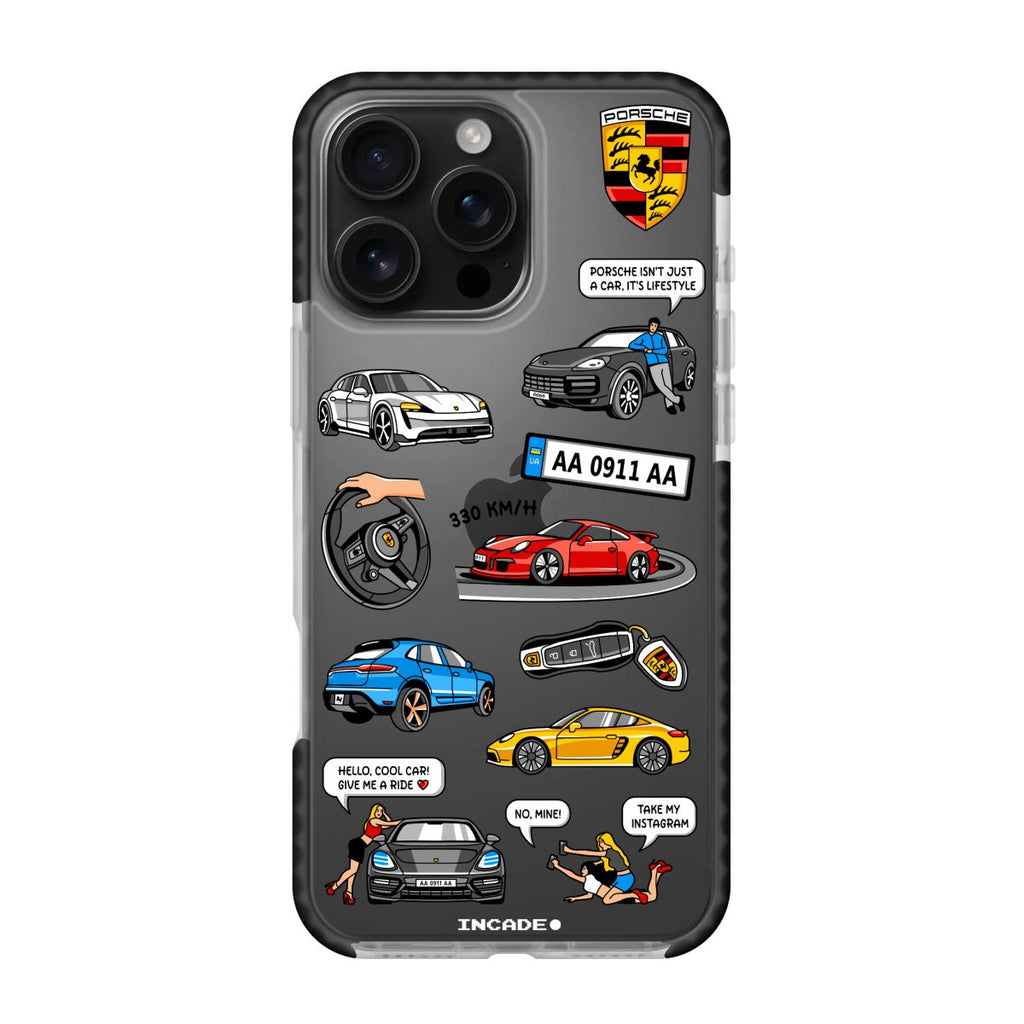 Чохол для iPhone 16 Pro PORSCHE - INCADE