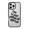 Чохол для iPhone 16 Pro з принтом porsche black