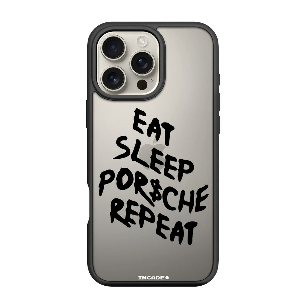 Чохол для iPhone 16 Pro porsche black - INCADE