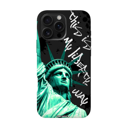 Чохол для iPhone 16 Pro STATUE GREEN - INCADE
